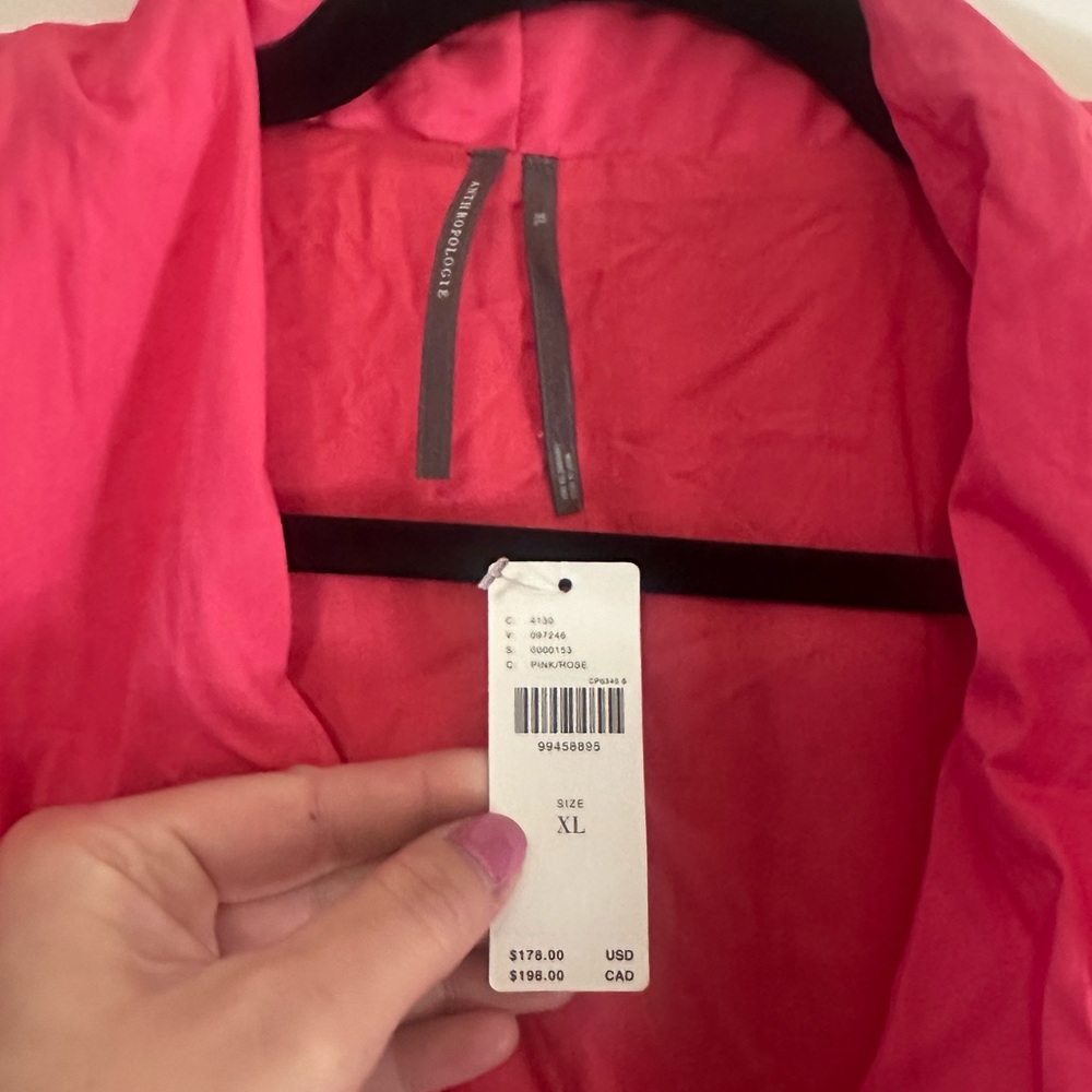Anthro Tommie Tommy Midi dress XL NWT, pink - Picture 2 of 2